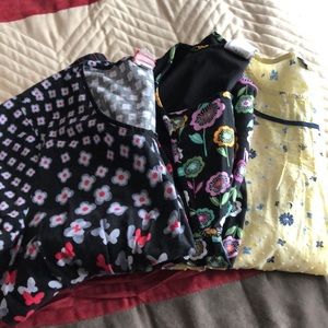 Medical scrub tops